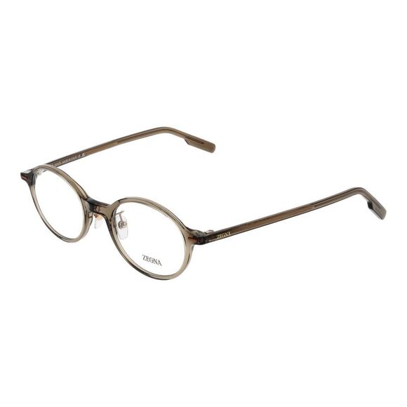Ermenegildo Zegna Gray Plastic Glasses Men´s (Frames)